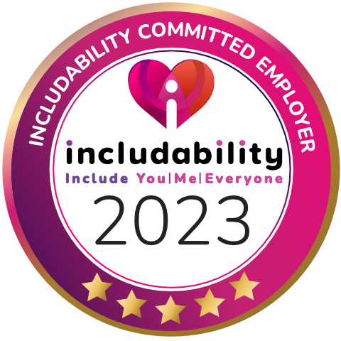 Includability Committed Employer logo